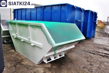 Siatki Mosina - Siatka przykrywająca na kontener - zabezpieczenie przewożonych ładunków dla terenów Mosiny