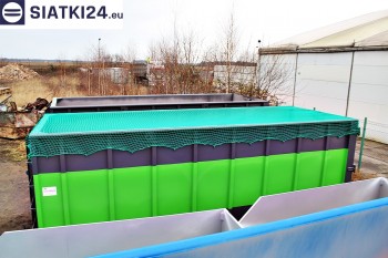 Siatki Mosina - Siatka przykrywająca na kontener - zabezpieczenie przewożonych ładunków dla terenów Mosiny
